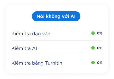 Cam Kết Nguyên Bản – Không Đạo Văn – Không AI