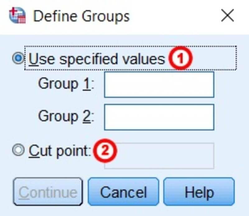 Mở hộp thoại Define Groups Mở hộp thoại Define Groups