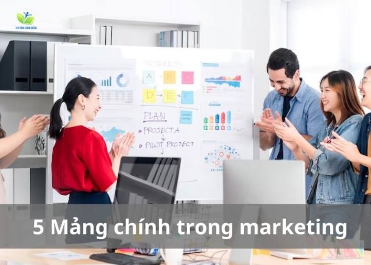 5 Mảng chính trong marketing