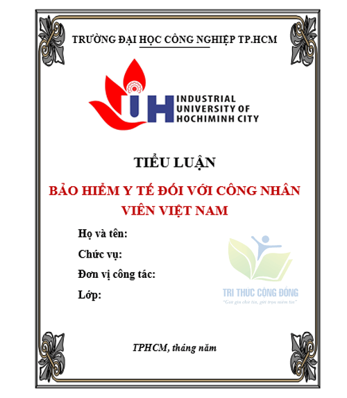 Ảnh bài mẫu bài tiểu luận về bảo hiểm y tế ở Việt Nam Ảnh bài mẫu bài tiểu luận về bảo hiểm y tế ở Việt Nam