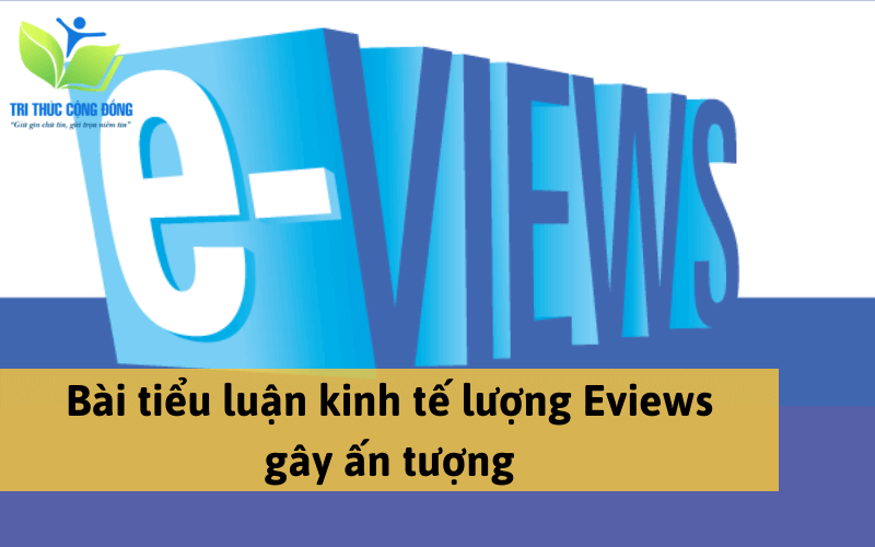 Bài tiểu luận kinh tế lượng Eviews gây ấn tượng Bài tiểu luận kinh tế lượng Eviews gây ấn tượng