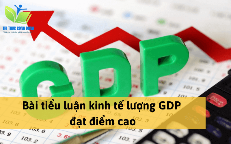 Bài tiểu luận kinh tế lượng GDP đạt điểm cao Bài tiểu luận kinh tế lượng GDP đạt điểm cao