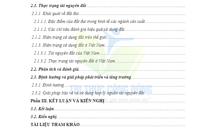 Trích đoạn trong bài tiểu luận