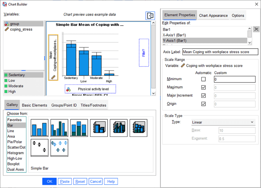 Thay đổi thứ tự các danh mục của biến độc lập (Order)