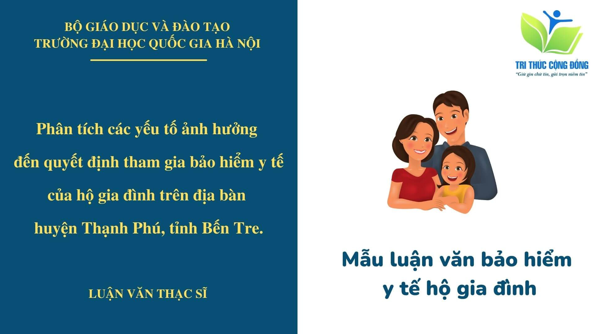 Mẫu luận văn bảo hiểm y tế hộ gia đình Mẫu luận văn bảo hiểm y tế hộ gia đình