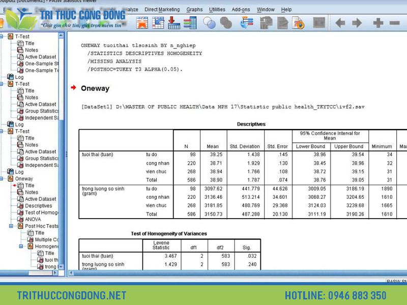 Cách chạy giá trị trung bình trong SPSS Cách chạy giá trị trung bình trong SPSS