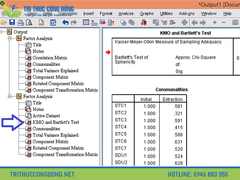 Cách chạy KMO trong SPSS Cách chạy KMO trong SPSS