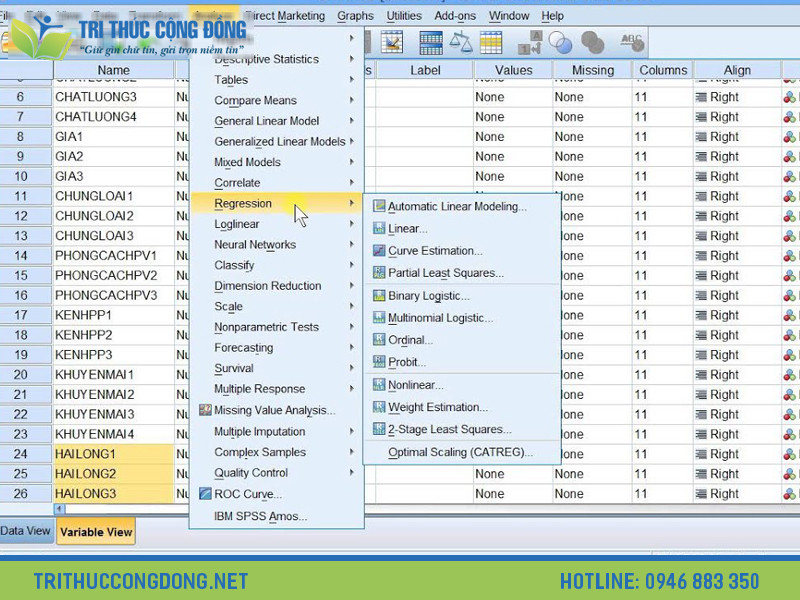 Cách chạy tương quan trong SPSS Cách chạy tương quan trong SPSS