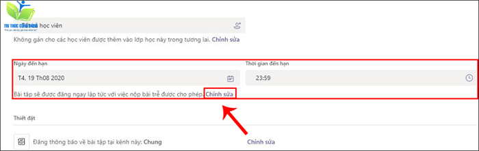 Cách setup lịch nộp bài assignment trên Microsoft Teams Cách setup lịch nộp bài assignment trên Microsoft Teams