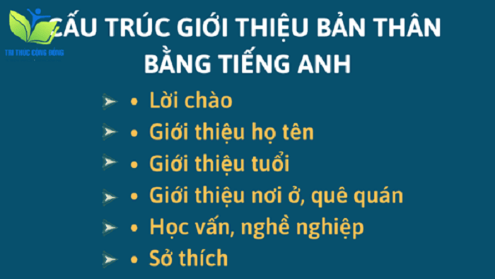 Cấu trúc trong bài luận tiếng anh giới thiệu về bản thân Cấu trúc trong bài luận tiếng anh giới thiệu về bản thân