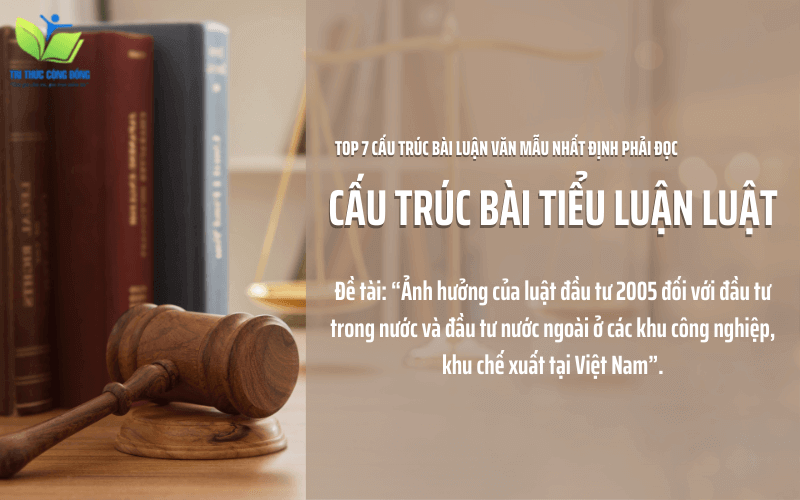 Cấu trúc bài tiểu luận luật