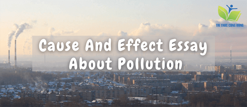 Cause and effect essay about Pollution Cause and effect essay about Pollution