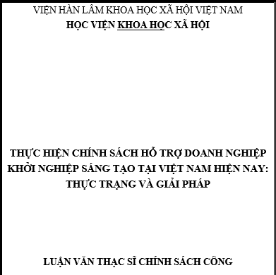 Chủ đề về chính sách hỗ trợ Chủ đề về chính sách hỗ trợ