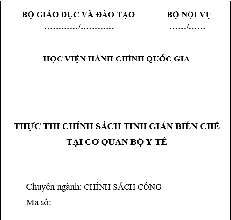 Chủ đề về chính sách tổ chức Chủ đề về chính sách tổ chức