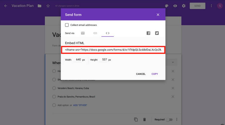 Copy link vừa tạo để gửi đi Copy link vừa tạo để gửi đi