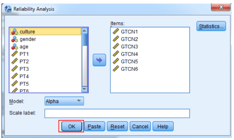 Cửa sổ Reliability Analysis trở về Cửa sổ Reliability Analysis trở về