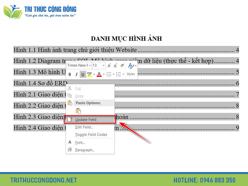 Liệt kê danh sách hình ảnh sử dụng Liệt kê danh sách hình ảnh sử dụng