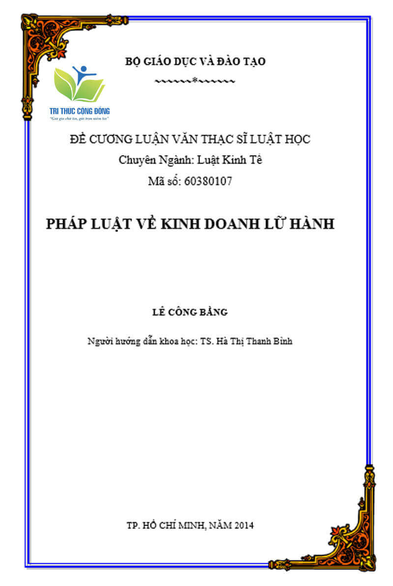 Ảnh bìa đề cương Ảnh bìa đề cương