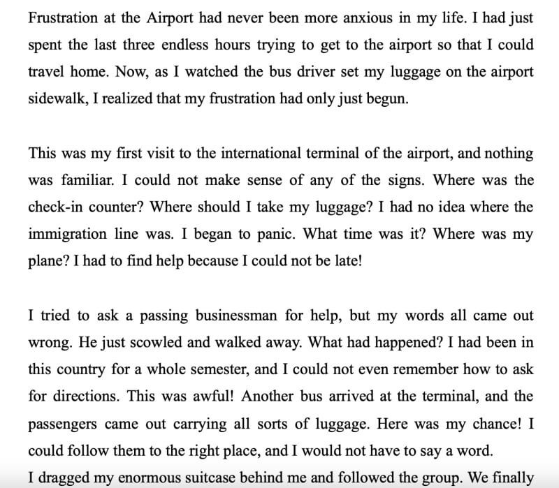 Một đoạn trích từ descriptive essay example for University Một đoạn trích từ descriptive essay example for University