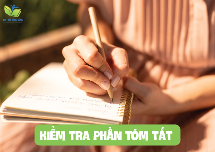 Kiểm tra phần tóm tắt Kiểm tra phần tóm tắt