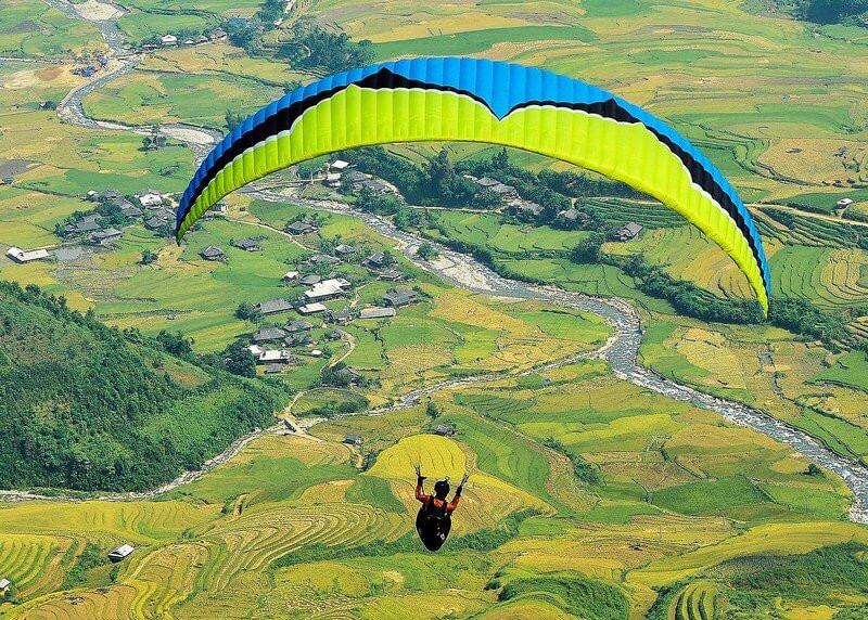 Lễ hội dù lượn ngắm mùa vàng Mù Cang Chải - Yên Bái