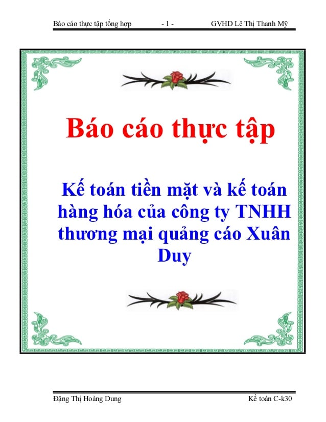Mẫu Lời Mở Đầu Báo Cáo Thực Tập