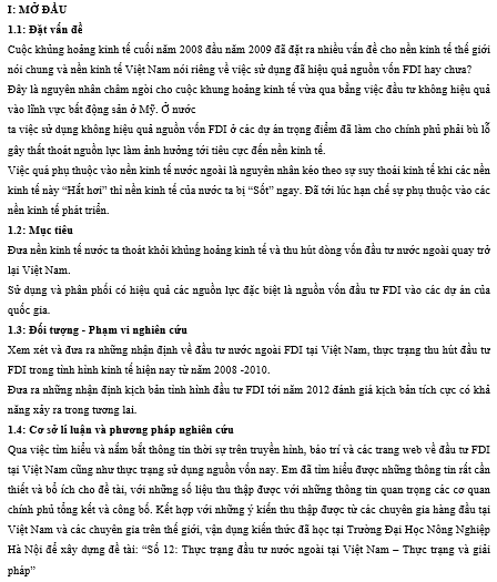Lời mở đầu Lời mở đầu