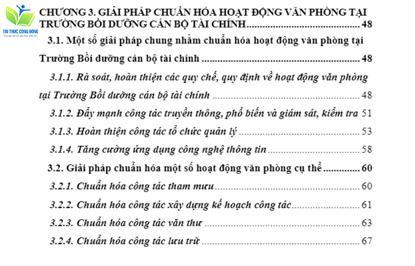 Luận văn chuẩn hóa hoạt động Luận văn chuẩn hóa hoạt động