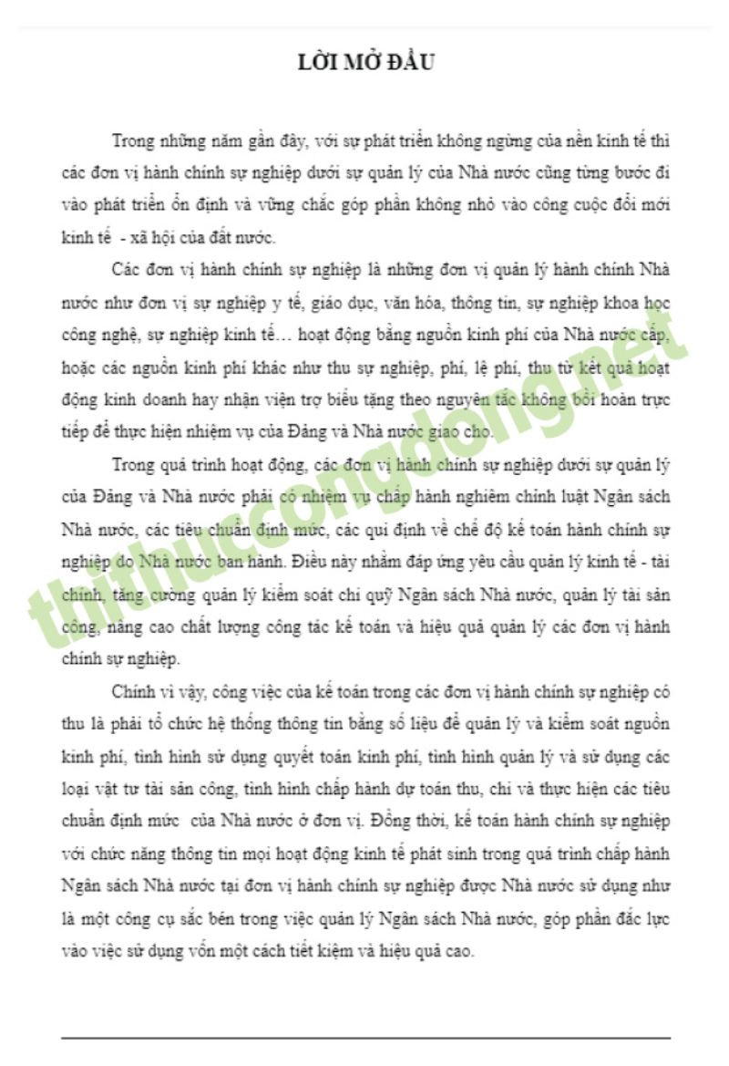 Luận văn kế toán thuế đơn vị sự nghiệp Luận văn kế toán thuế đơn vị sự nghiệp