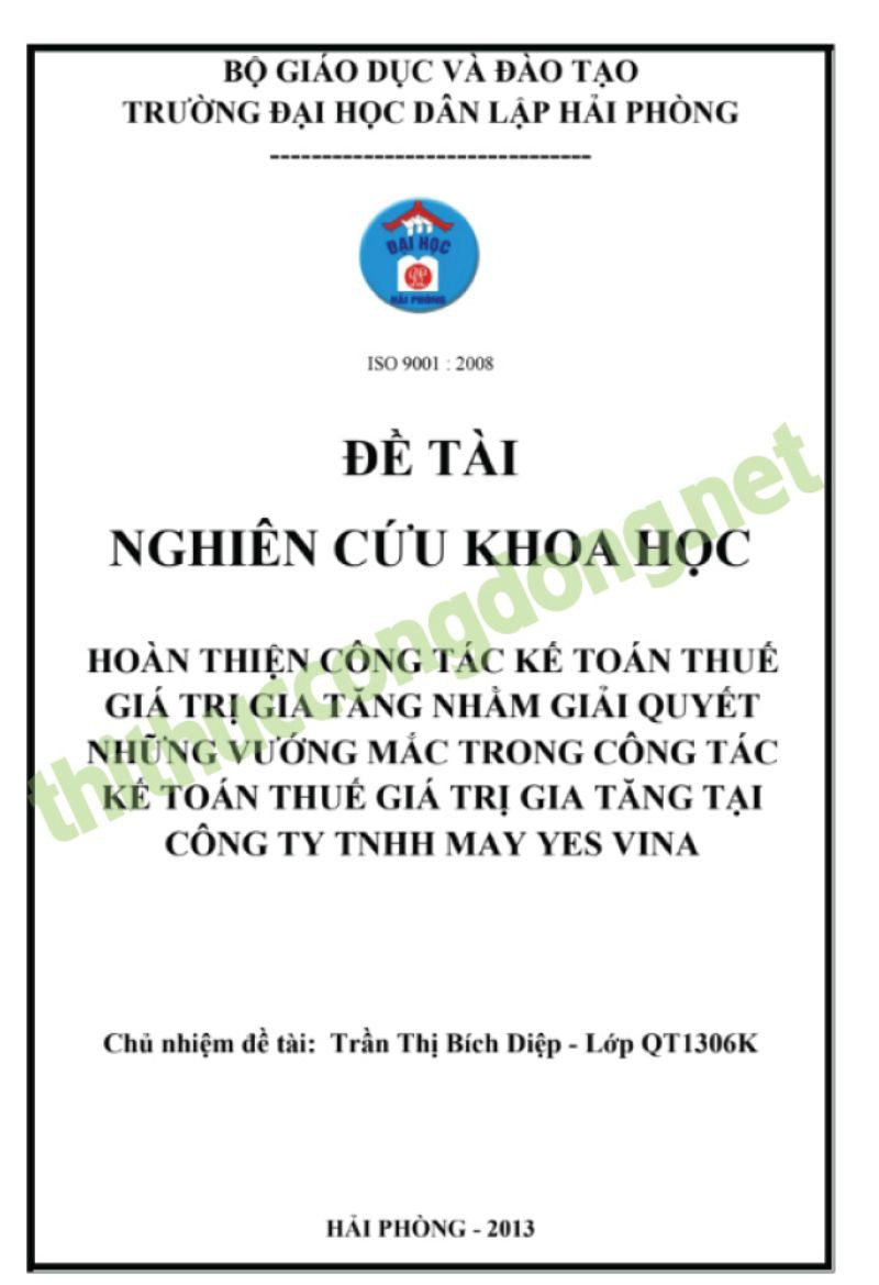 Luận văn kế toán thuế tại công ty sản xuất và thương mại Luận văn kế toán thuế tại công ty sản xuất và thương mại