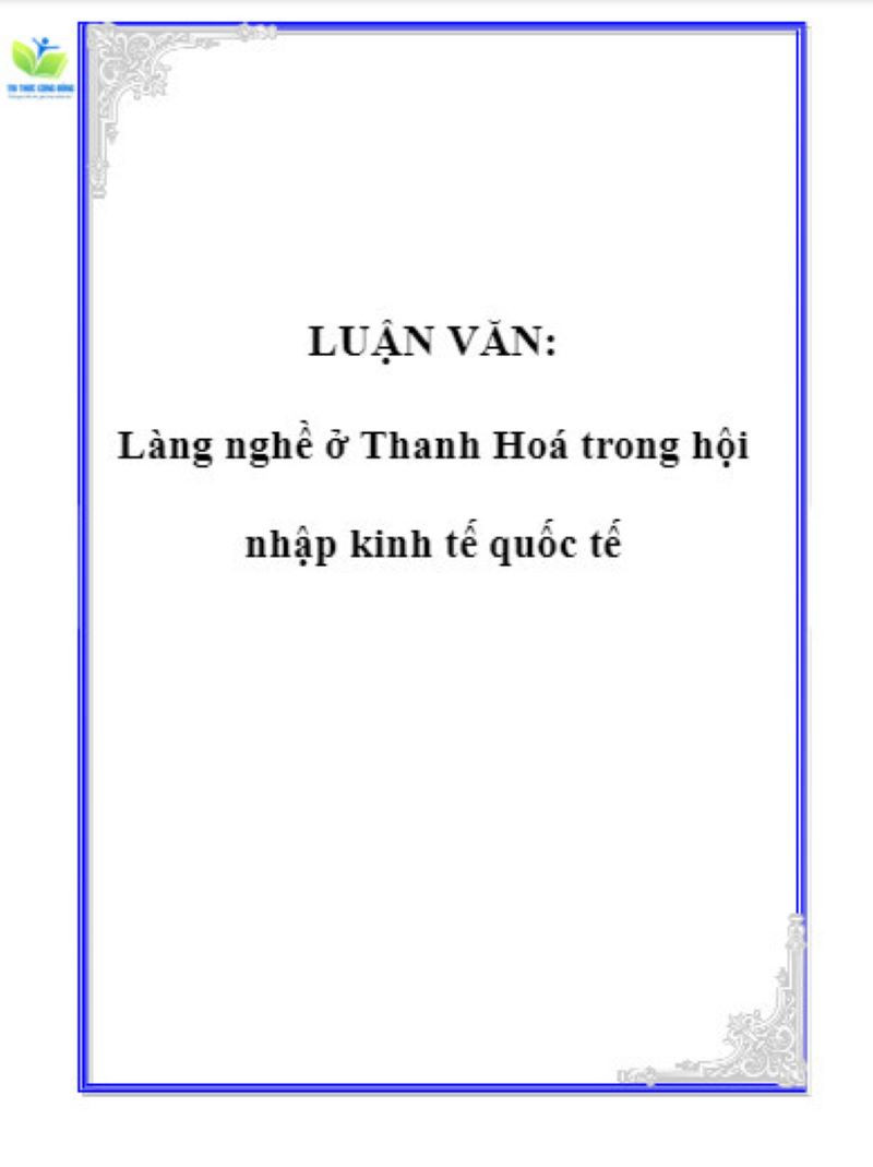 Luận văn kinh tế phát triển hộ gia đình Luận văn kinh tế phát triển hộ gia đình