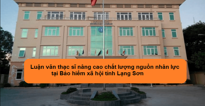 Luận văn thạc sĩ nâng cao chất lượng nguồn nhân lực tại Bảo hiểm xã hội tỉnh Lạng Sơn Luận văn thạc sĩ nâng cao chất lượng nguồn nhân lực tại Bảo hiểm xã hội tỉnh Lạng Sơn