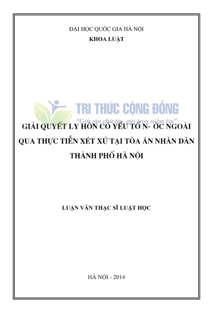 Luận văn về ly hôn có đề tài về giải quyết vấn đề ly hôn Luận văn về ly hôn có đề tài về giải quyết vấn đề ly hôn