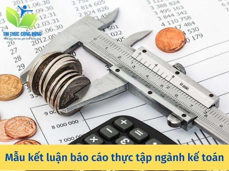Mẫu kết luận báo cáo thực tập ngành kế toán 