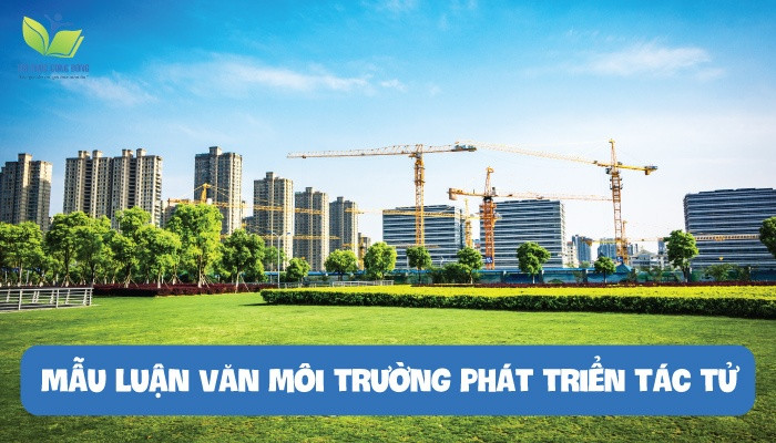 Mẫu luận văn môi trường phát triển tác tử