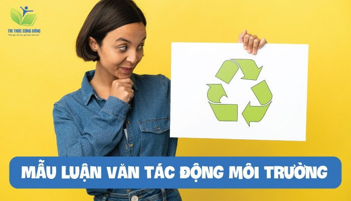 Mẫu luận văn tác động môi trường