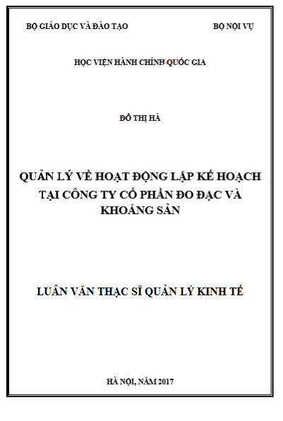 Mẫu luận văn thạc sĩ chuyên ngành quản lý kinh tế về quản lý công ty Mẫu luận văn thạc sĩ chuyên ngành quản lý kinh tế về quản lý công ty