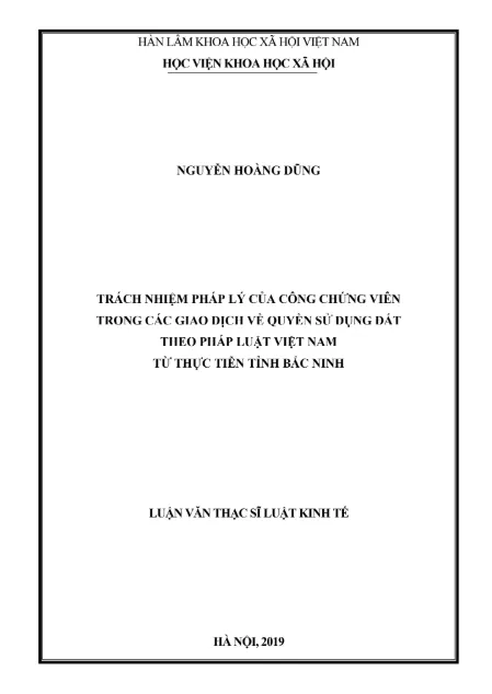 Mẫu luận văn thạc sĩ luật kinh tế số 4
