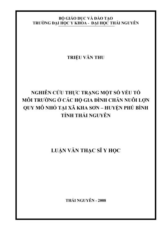 Mẫu luận văn thạc sĩ y học chuyên ngành Y HỌC DỰ PHÒNG số 2