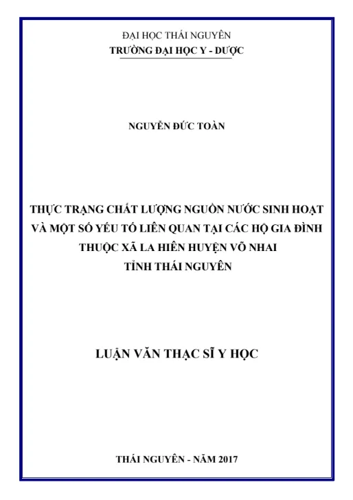 Mẫu luận văn thạc sĩ y học chuyên ngành Y HỌC DỰ PHÒNG số 4