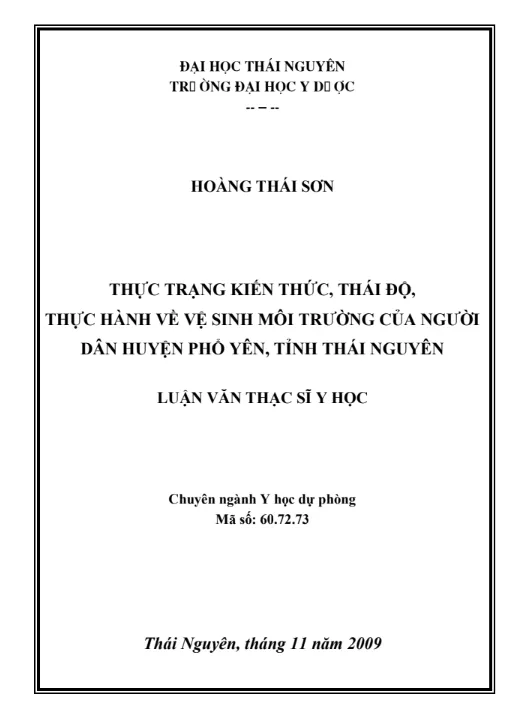 Mẫu luận văn thạc sĩ y học chuyên ngành Y HỌC DỰ PHÒNG số 5