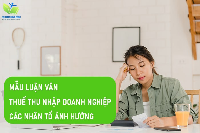 Mẫu luận văn thuế thu nhập doanh nghiệp: Các nhân tố ảnh hưởng