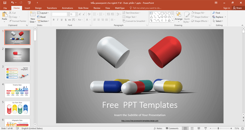 Mẫu powerpoint cho ngành Y tế - Dược phẩm Mẫu powerpoint cho ngành Y tế - Dược phẩm
