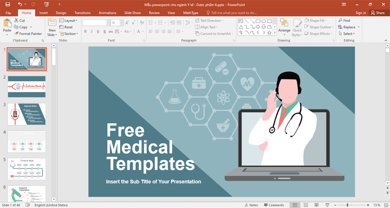 Mẫu powerpoint khóa luận tốt nghiệp Y tế - Dược phẩm Mẫu powerpoint khóa luận tốt nghiệp Y tế - Dược phẩm