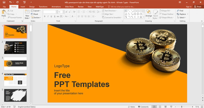 Mẫu powerpoint thuyết trình luận văn Tài chính - Kế toán Mẫu powerpoint thuyết trình luận văn Tài chính - Kế toán