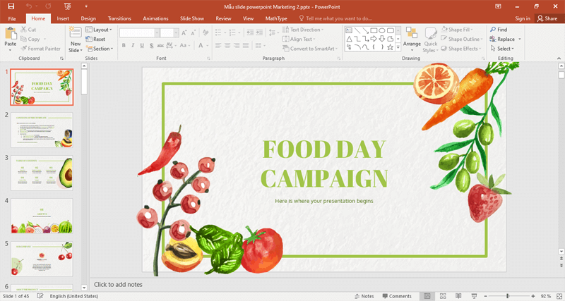 Mẫu slide powerpoint Marketing Mẫu slide powerpoint Marketing