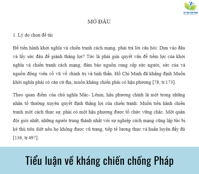 Bài tiểu luận lịch sử Đảng về kháng chiến chống Pháp Bài tiểu luận lịch sử Đảng về kháng chiến chống Pháp