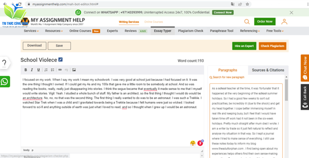 Myassignmenthelp - Check ngữ pháp, trích nguồn tham khảo theo tiêu chuẩn Myassignmenthelp - Check ngữ pháp, trích nguồn tham khảo theo tiêu chuẩn
