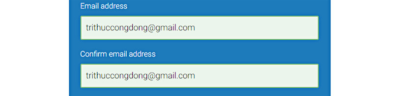 Nhập email đăng ký