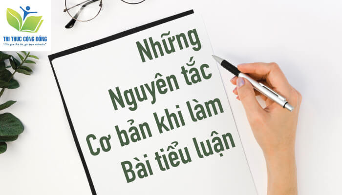 Những nguyên tắc cơ bản khi làm bài tiểu luận